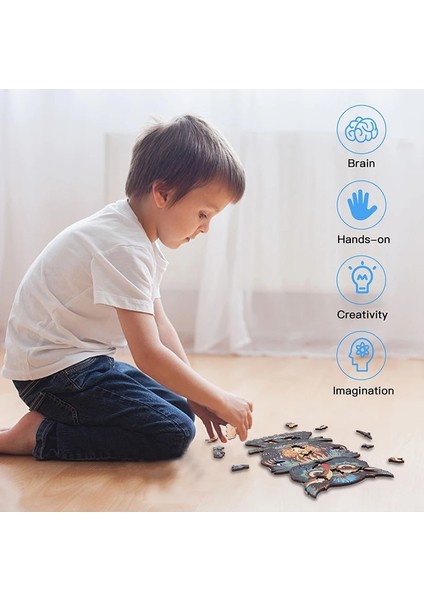 200 Adet Tarzı Dıy Ahşap Yapboz Oyuncak Hayvan Şekilli Yapboz Parçaları Renkli Baykuş Ahşap Yapboz Stresi Gidermek Playset 2 Modelleri Mevcuttur (Yurt Dışından)