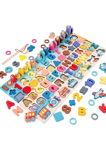 Dinozor Tarzı 3D Ahşap Montessori Eğitici Ahşap Oyuncaklar Okul Öncesi Sayma Geometri Meşgul Masa Oyunları Çocuklar Için Sıralayıcı Balık Tutma Matematik Öğrenin (Yurt Dışından) fiyatları