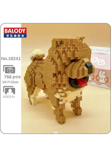 Chowdren Köpek Stili Balody Doberman Kaniş Dachshund Husky Schnauzer Chowdren Bull Terrier Köpek Hayvan Pet 3D Mini Elmas Bloklar Yapı Oyuncak Kutu Yok (Yurt Dışından)