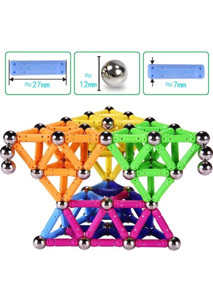 50 Adet Top Stili Dıy Yaratıcı Tasarımcı Manyetik Çubuklar Metal Toplar Manyetik Yapı Taşları Inşaat Seti Çocuklar Için Eğitici Oyuncaklar Hediyeler (Yurt Dışından) modelleri