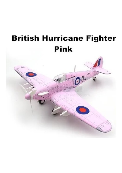 Kasırga Pembe Tarzı Ikıncı Dünya Savaşı Alman BF109 Ingıltere Hurricane Fighter 4d Birleştirin Fighter Askeri Uçak Modeli Arms Yapı Taşları Oyuncaklar Boys Için (Yurt Dışından)