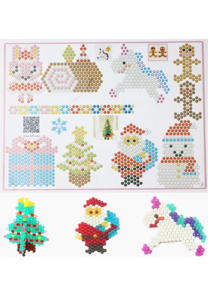 Mavi Stil Çocuklar Cadılar Bayramı Bulmaca 3D Su Yapışkan Boncuk Oyuncaklar Bebek Speelgoed Noel Sprey Boncuk Çocuklar Için Eğitici Oyuncaklar Juguetes (Yurt Dışından) fiyatları