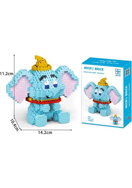 7156A Stili Kutu Yok + Karikatür Serisi Aslan Kral Mikro Yapı Taşları Simba Timon Pumbaa Figürler Elmas 3D Model Mini Tuğla Oyuncak Çocuklar Için (Yurt Dışından)