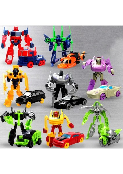 123C Stili Dönüşüm Deformasyon Robotu Sarı Araba Uyumlu Model Oluşturma Çocuğun Blok Hobileri Araba Modeli Erken Eğitim Çocuk Oyuncağı (Yurt Dışından)