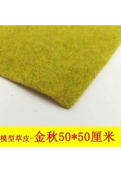 Altın Rengi 50X50CM Tarzı cm cm cm Manzara Çim Mat Model Tren Için Yapışkanlı Değil Kağıt Manzara Düzeni Çim Diorama Aksesuarları (Yurt Dışından)