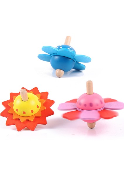 Pembe Tarzı Çocuklar Ahşap Çiçek Döndür G Üst Ahşap Klasik Oyuncak Çocuklar Için Çocuklar Zeka Geliştirmek Eğitim Montessori Oyuncakları (Yurt Dışından) fırsatları