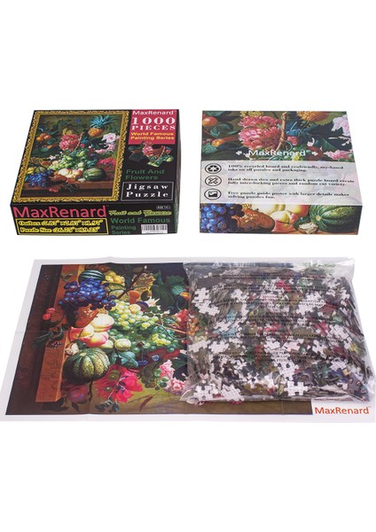 New York Sokak Görünümü Stili Yetişkinler Için Maxrenard Puzzleeces 48*69CM Meyve ve Çiçekler Kağıt Sanatı Bulmacalar Yağlıboyalar Oyuncaklar Ev Duvar Dekorasyonu Için (Yurt Dışından)