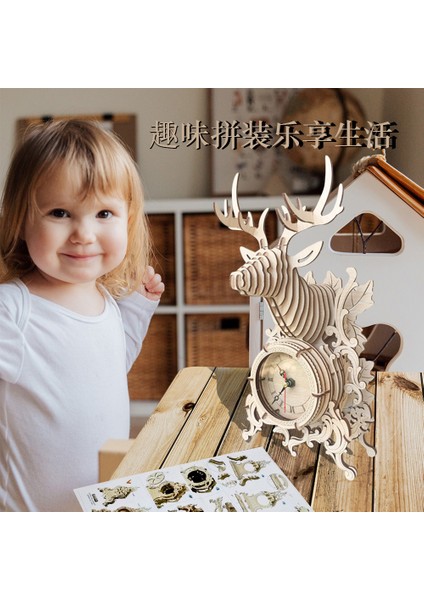 Saat Kulesi Stili Yetişkinler Elle Monte Edilmiş Ahşap Bulmaca Barok Saat Kulesi 3D Çalar Saat Hayvan Modeli Çocuk Bulmaca Oyuncak Doğum Günü Hediyesi (Yurt Dışından) indirimleri
