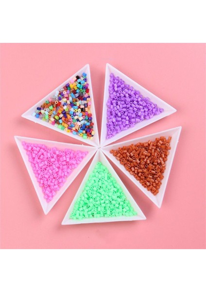 Beyaz Stil Hama Boncuk Aksesuarları ve 5mm Perler Boncuklar Çocuklar Için Bulmaca Oyuncaklar Yetişkinler Için 3D Bulmacalar Perles De Hama (Yurt Dışından)