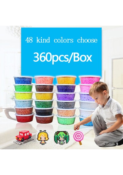 Mesaj Rengi Stili 5mm Kutu Hama Boncuk Diy Oyuncak 48 Çeşit Renk Gıdaya Uygun Perler Demir Boncuklar Pupukou Sigorta Boncukları Çocuklar Eğitim Bulmaca Oyuncak (Yurt Dışından) modelleri
