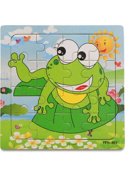 No.1 Tarzı Artoon Beezürafa Ahşap Hayvan 3D Bulmaca Yapboz Ahşap Montessori Oyuncaklar Zeka Çocuklar Için Bebek Erken Eğitici Oyuncak (Yurt Dışından)