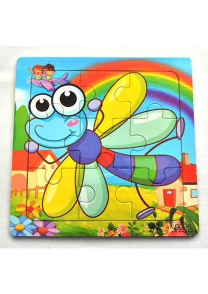 No.1 Tarzı Artoon Beezürafa Ahşap Hayvan 3D Bulmaca Yapboz Ahşap Montessori Oyuncaklar Zeka Çocuklar Için Bebek Erken Eğitici Oyuncak (Yurt Dışından)
