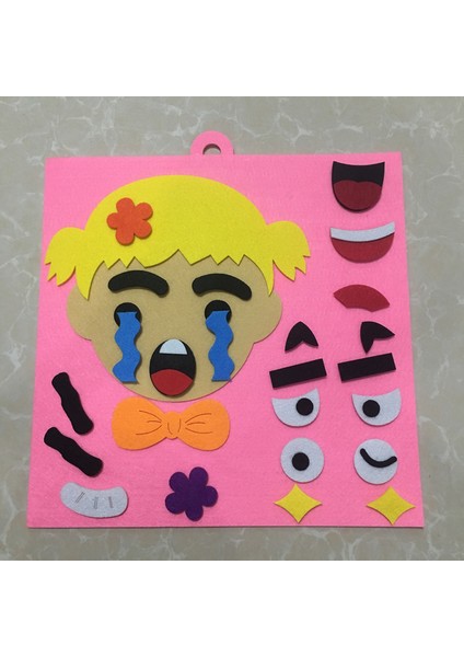Stil 1 Kız Stili 1 Takım Yapboz Eva 3D Dıy Oyuncaklar Duygu Değişimi Bulmaca Oyuncaklar Montessori Eğitici Oyuncaklar Çocuklar Için Öğrenme Karikatür Bulmaca (Yurt Dışından)