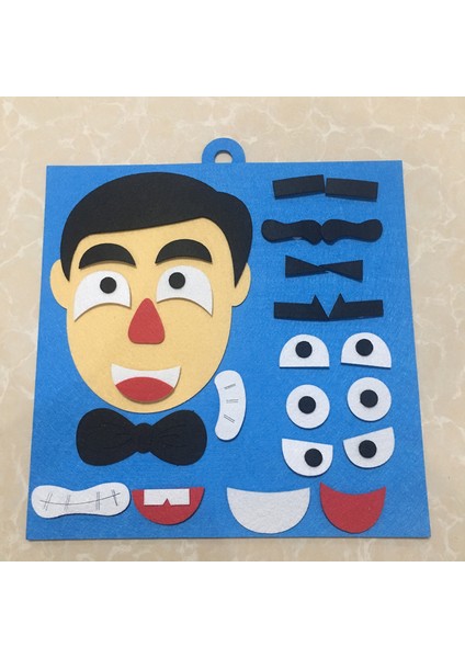 Stil 1 Kız Stili 1 Takım Yapboz Eva 3D Dıy Oyuncaklar Duygu Değişimi Bulmaca Oyuncaklar Montessori Eğitici Oyuncaklar Çocuklar Için Öğrenme Karikatür Bulmaca (Yurt Dışından)
