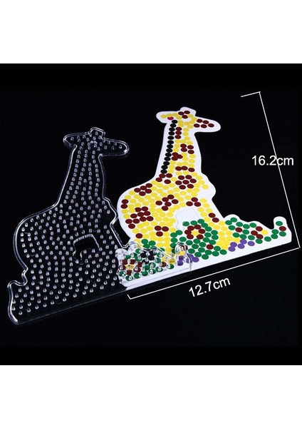 Bordo Tarzı Uzzle Pegboards Modeller Şablonlar ve Ütü Kağıdı 5mm Hama Boncuklar Için Beyaz Plastik Cımbız 3D Oyuncaklar (Yurt Dışından)