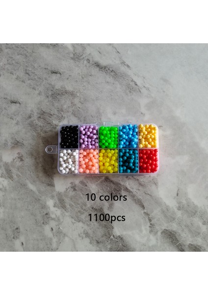 1100 Adet Tarzı Perlen Dolum Hama Boncuk Bulmaca 3D El Yapımı Sihirli 5mm Dıy Su Püskürtme Boncuk Seti Top Oyunları Çocuk Oyuncakları Kızlar Için Kitaplar 1:1 (Yurt Dışından)