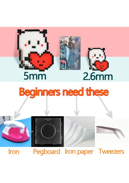 T14 Stili Kutusu Hama Boncuk Mini Perler Repleolors Sigorta Boncuk Demir Boncuklar Çocuklar Için Diy Bulmacalar Yüksek Li El Yapımı Hediye (Yurt Dışından)
