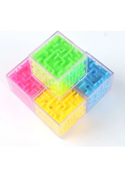 Yeşil 4.2cm Stili 3D Labirent Sihirli Küp Altı Taraflı Bulmaca Hız Küp Haddeleme Topu Sihirli Küpler Labirent Oyuncaklar Çocuklar Için Montessori Eğitici Oyuncaklar (Yurt Dışından)