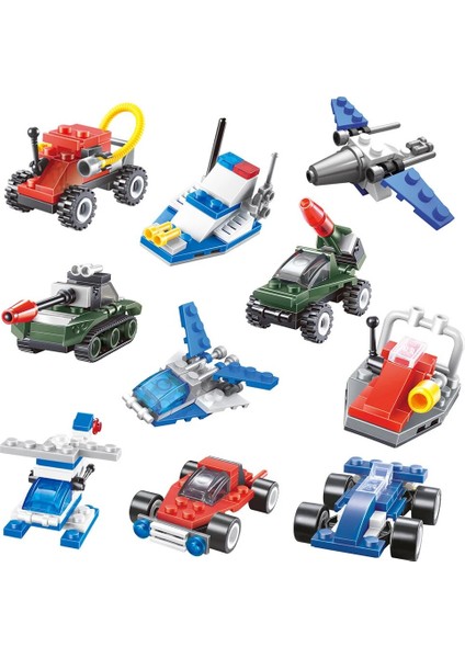 84014 Kutu Yok Tarzı Çocuklar Için Eğitici Yapı Taşları Oyuncaklar 6 Yıl Dıy Doğum Günü Hediyesi Mini Araba Kamyon Tankı Uzay Lane Modelleri Küçük Tuğlalar (Yurt Dışından) fırsatları