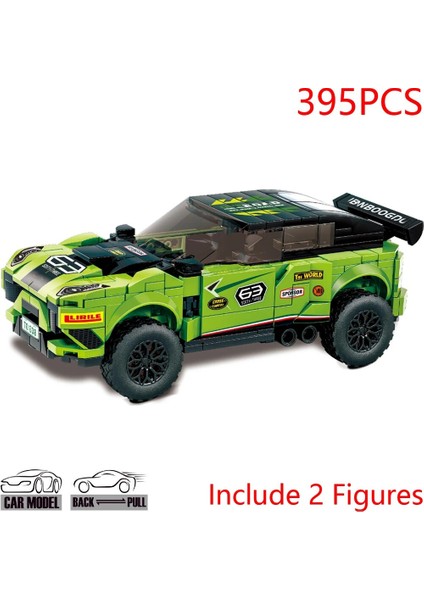 Yeşil Stil Hız Şampiyonları Ford F-150 Moc Suv Off-Road Geri Çekme Araba Figürleri Araç Yapı Taşları Ralli Yarışçıları Model Tuğlalar Oyuncaklar Çocuklar Için (Yurt Dışından)