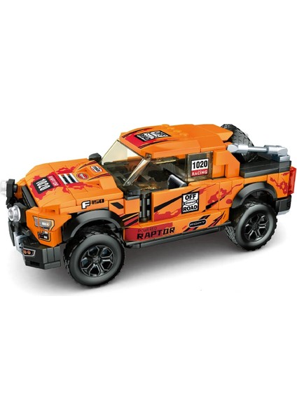 Yeşil Stil Hız Şampiyonları Ford F-150 Moc Suv Off-Road Geri Çekme Araba Figürleri Araç Yapı Taşları Ralli Yarışçıları Model Tuğlalar Oyuncaklar Çocuklar Için (Yurt Dışından) fiyatları