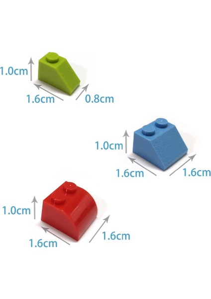 Sarı 80 Adet Tarzı Dıy Yapı Taşları Kalın Şekil Tuğla Eğim 2x2 Eğitici Yaratıcı Boyut Çocuklar Için Plastik Oyuncaklarla Uyumlu (Yurt Dışından)