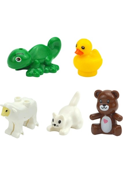 5 Adet Domuz E Tarzı Moc Şehir Hayvan Tuğla Yapı Taşları Yaratıcı Pet Hayvanat Bahçesi Köpek Ördek Kaplumbağa Penguen Kedi Domuz Yumurtaları Kuş Tavşan Dıy Model Oyuncaklar Çocuk Için (Yurt Dışından)