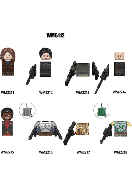WM2209 Stili Tek Figürler Kafa Aksesuarları Yapı Taşları Oyuncaklar Serisi Wwwwww (Yurt Dışından) fiyatları