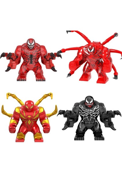 No.26 Tarzı Büyük Decool Thanos Büyük Anti Venom Isyan Katliam Yeşil Fener Hulk Buster Goblin Şey Yapı Taşı Çocuklar Için Oyuncak Rakamlar (Yurt Dışından)