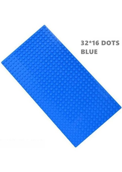 3216 Açık Mavi Stil Klasik Taban Plakaları Plastik Tuğla Taban Plakaları Uygun Şehir Klasik Boyutlu Yapı Taşları Inşaat Oyuncakları 16*32 Nokta (Yurt Dışından)