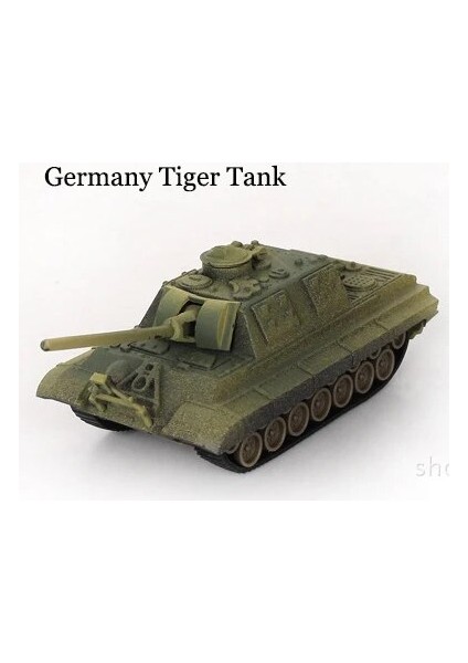 13 Kaplan Stili Lastic Monte Tank Model Kit Ikinci Dünya Savaşı Askeri Model Puzzletles Tankları Kum Masa Tankları Oyuncaklar Boys Için (Yurt Dışından)