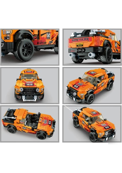 Yeşil Stil Hız Şampiyonları Ford F-150 Moc Suv Off-Road Geri Çekme Araba Figürleri Araç Yapı Taşları Ralli Yarışçıları Model Tuğlalar Oyuncaklar Çocuklar Için (Yurt Dışından) fırsatları