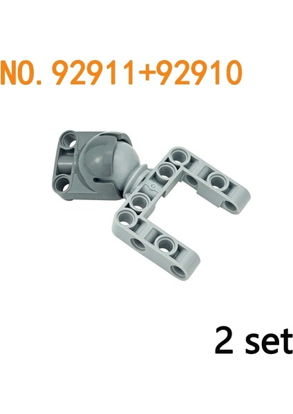 92911-92910--2SET Stili Moc Tuğlaları Teknik Dişli Parçaları Sonsuz Raf Cla Aksesuarları Tren Araba Vinç Modeli Dıy Yapı Taşları (Yurt Dışından)