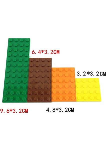 Kırmızı 10 Adet Tarzı Dıy Yapı Taşları Ince Figürler Tuğlalar 4X12 Nokta Eğitici Yaratıcı, Childre Için Plastik Oyuncaklarla Uyumlu (Yurt Dışından)