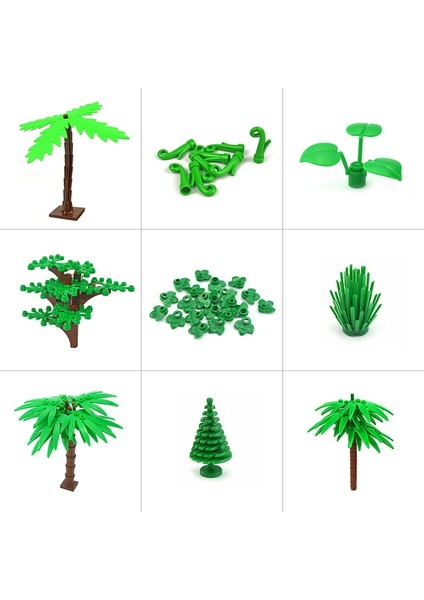 Yeşil 20 Adet Tarzı Şehir Arkadaşları Ev Aksesuarları Moc Yapı Taşları Bitki Ağacı Çim Çiçek Dıy Parçaları Yaratıcı Tuğla Oyuncaklar (Yurt Dışından) fiyatları