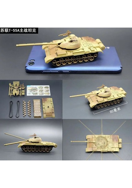 Pengfu Shop Rusya T72-M1 Stili D Tank Model Kiti Birleştirin T72-M1 Jsu Panther Iı Savaş Arabası Serisi Dünya Savaşı Oyuncak (Yurt Dışından)