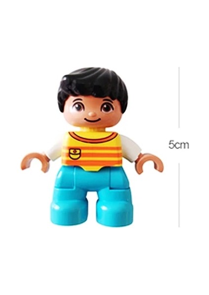 S04 Küçük Çocuk Stili Büyük Boy Yapı Taşları Uyumlu Büyük Tuğla Şekil Aile Evi Yatak Açık Kamp Çocuk Çocuk Eğitici Yaratıcı Oyuncaklar (Yurt Dışından)