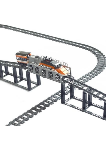 Çapraz-3 Adet Tarzı Yeni Şehir Trenleri Esnek Raylar Yumuşak Düz Kavisli Raylar Anahtar Yapı Taşı Yaratıcı Modeller Kuyruk Yolları Oyuncaklar Çocuklar Için Hediyeler (Yurt Dışından) fırsatları