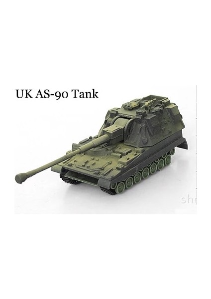 14 As-90 Stili Lastic Monte Tank Model Kit Ikinci Dünya Savaşı Askeri Model Puzzletles Tankları Kum Masa Tankları Oyuncaklar Boys Için (Yurt Dışından)