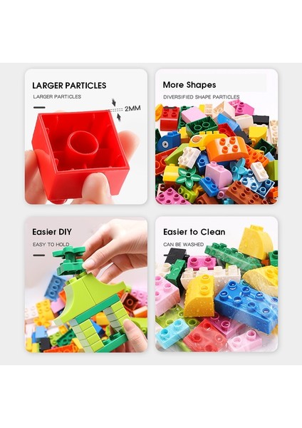 Tren Takımları 4pcs Tarzı Büyük Boy Tuğla Oyuncaklar Bebek Için Yaratıcı Dıy Yapı Taşları Eğitici Oyuncaklar Çocuklar Hediye Toplu Büyük Tuğla Hepsiyle Uyumlu (Yurt Dışından) fırsatları