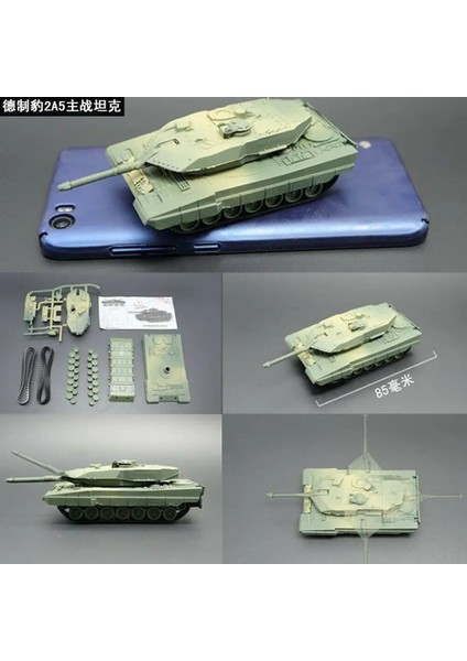 Almanya Leoparı 2A5 Stili D Tank Model Kiti Birleştirin T72-M1 Jsu Panther Iı Savaş Arabası Serisi Dünya Savaşı Oyuncak (Yurt Dışından)