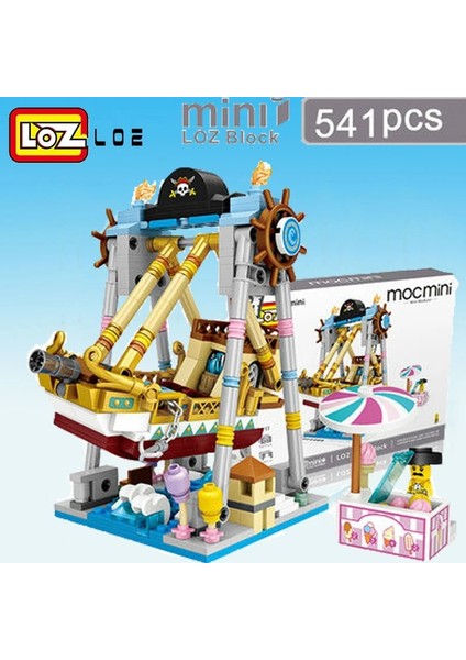 NO.1718 Stili Loz Yapı Taşları Dönme Dolap Oyuncaklar Bir Atlıkarınca Plastik Montaj Blokları Çocuk Oyuncağı Eğitici Dıy Mimarisi Modeli 1718 (Yurt Dışından) modelleri