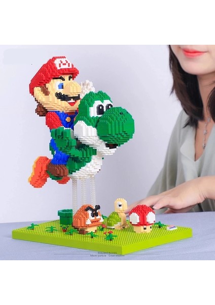 NO.16039 Stili Kutu ile Balody Süper Ma Fly Yapı Taşları Goomba Koopa 3D Modeli Dıy Mini Elmas Tuğla Oyuncak Çocuk Boys Hediyeler Için (Yurt Dışından)