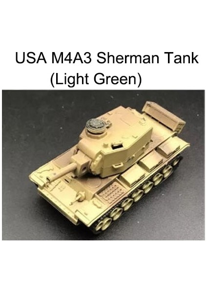 22 Sherman Stili :72 4d Plastik Tank Kitleri Birleştirin Ikinci Dünya Savaşı Modeli Bulmaca Çocuklar Için Askeri Kum Masa Oyuncaklar Montajı (Yurt Dışından)