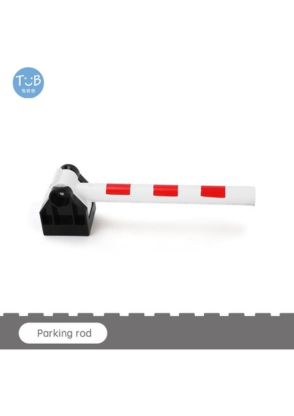 Park Çubuğu-X Stili Büyük Boy Blok Tuğlalar Tren Rayları Trafik Durdurma Işıkları Düz ​​parça Siyah Aksesuarlar Dıy Tuğla Oyuncaklar Çocuklar Için Hediye (Yurt Dışından)