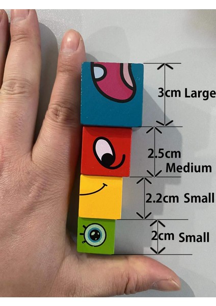 Koyu Gri Tarzı Yenı Ahşap Bulmaca Montessori Anksiyete Stres Giderici Oyuncaklar Çocuklar Çocuklar Için Yüz Değişen Yapı Taşları Karikatür Küp Tahta Oyunu (Yurt Dışından) fırsatları