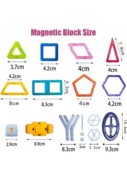 Turuncu Tarzı Manyetik Tasarım Yapı Seti Model ve Inşaat Oyuncakları Plastik Manyetik Bloklar Eğitici Oyuncaklar Çocuklar Için Hediyeler (Yurt Dışından) fırsatları