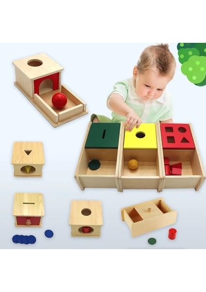 Hedef Kutusu Stili Çocuklar Ahşap Montessori Oyuncaklar Bellek Maç Sopa Eğitici Renk Bilişsel Geometrik Şekil Bulmacalar Oyuncaklar Çocuklar Için (Yurt Dışından)
