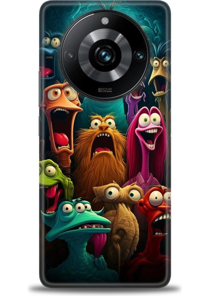 Realme 12 Pro Plus Uyumlu Baskılı Desenli Silikon / Rx - 968