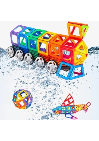 Mini 110 Adet Set Stili 3D Manyetik Oyuncaklar Mıknatıs Tasarımcısı Inşaat Seti Mini ve Büyük Boy Model Yapı Taşları Çocuklar Için Eğitici Oyuncaklar (Yurt Dışından)